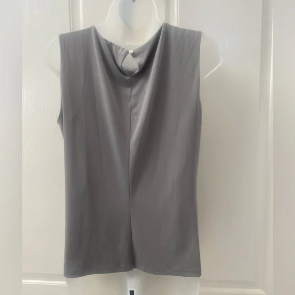 Calvin Klein Gray Sleeveless Top Sz L - Picture 3 of 3